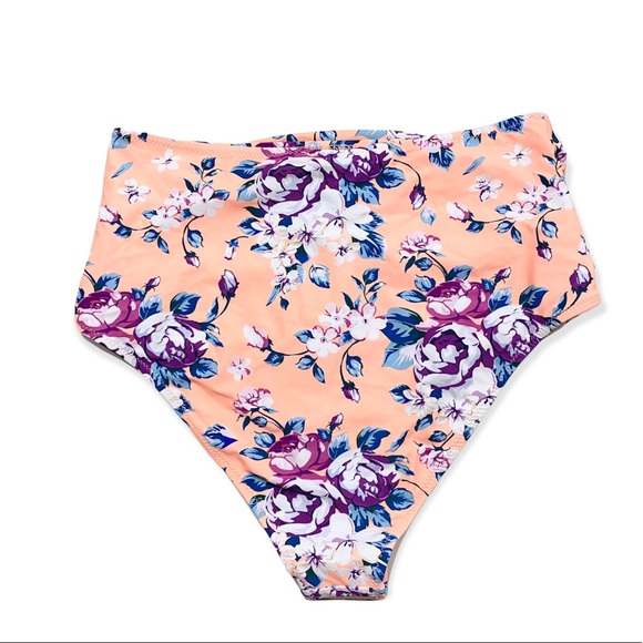 NWT Cupshe Floral Bathing Suit Bikini Bottom Size XL - Picture 8 of 8